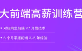 大前端高薪训练营(2023)