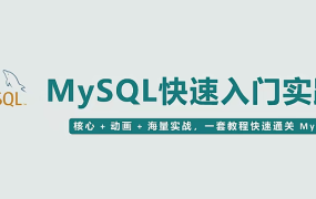 MySQL快速入门课程(核心+动画+实战)
