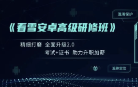 《安卓高级研修班(网课)》月薪三万计划(2024)