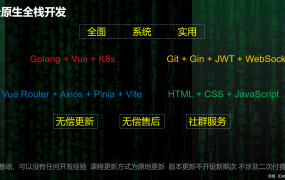 【云原生全栈开发】基于Go和Vue的K8s多集群管理自动化运维平台开发项目实战部分
